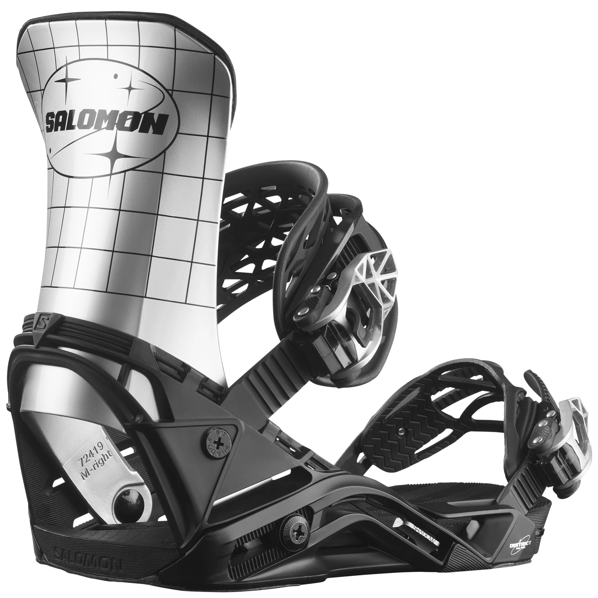 DISTRICT PRO TEAM SNOWBOARD BINDING MEN'S - Image 2