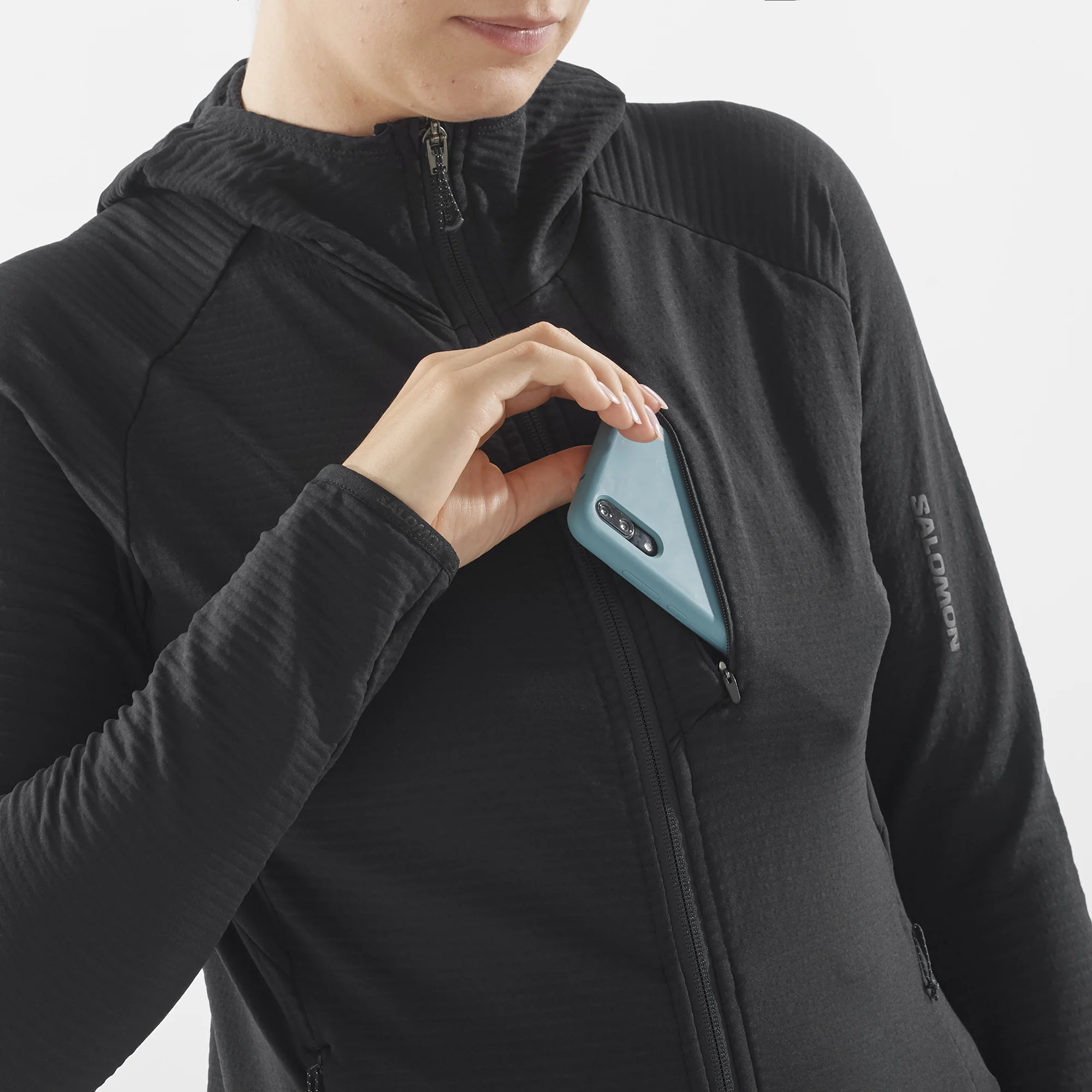 ESSENTIAL LIGHTWARM FULL ZIP HOODIE WOMEN'S - Image 3