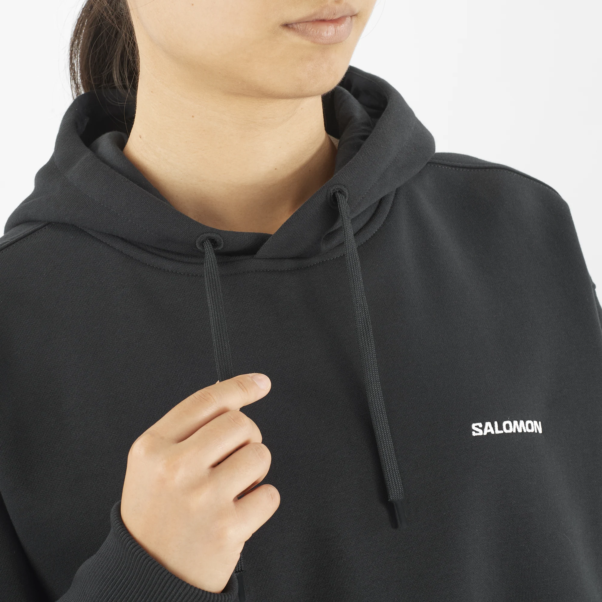 SALOMON LOGO SHORT HOODIE WOMEN'S - Image 4