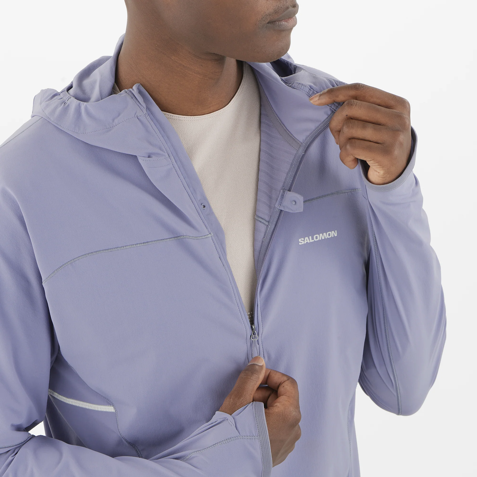SENSE AERO HYBRID HALF ZIP HOODIE MEN'S - Image 4